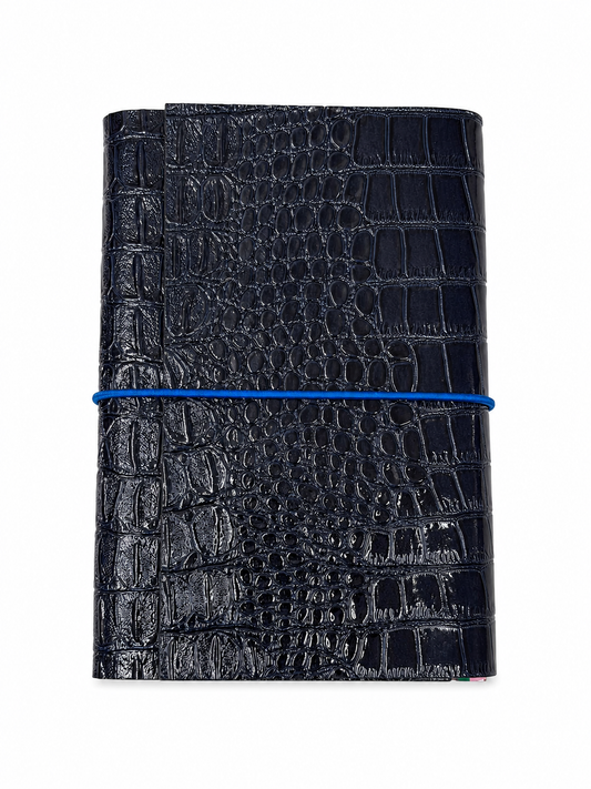 Navy Crocodile Texture