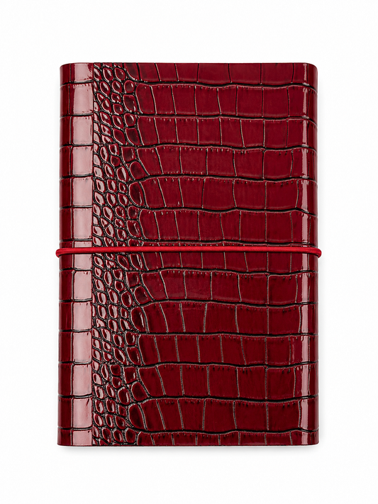 Burgundy Crocodile Texture