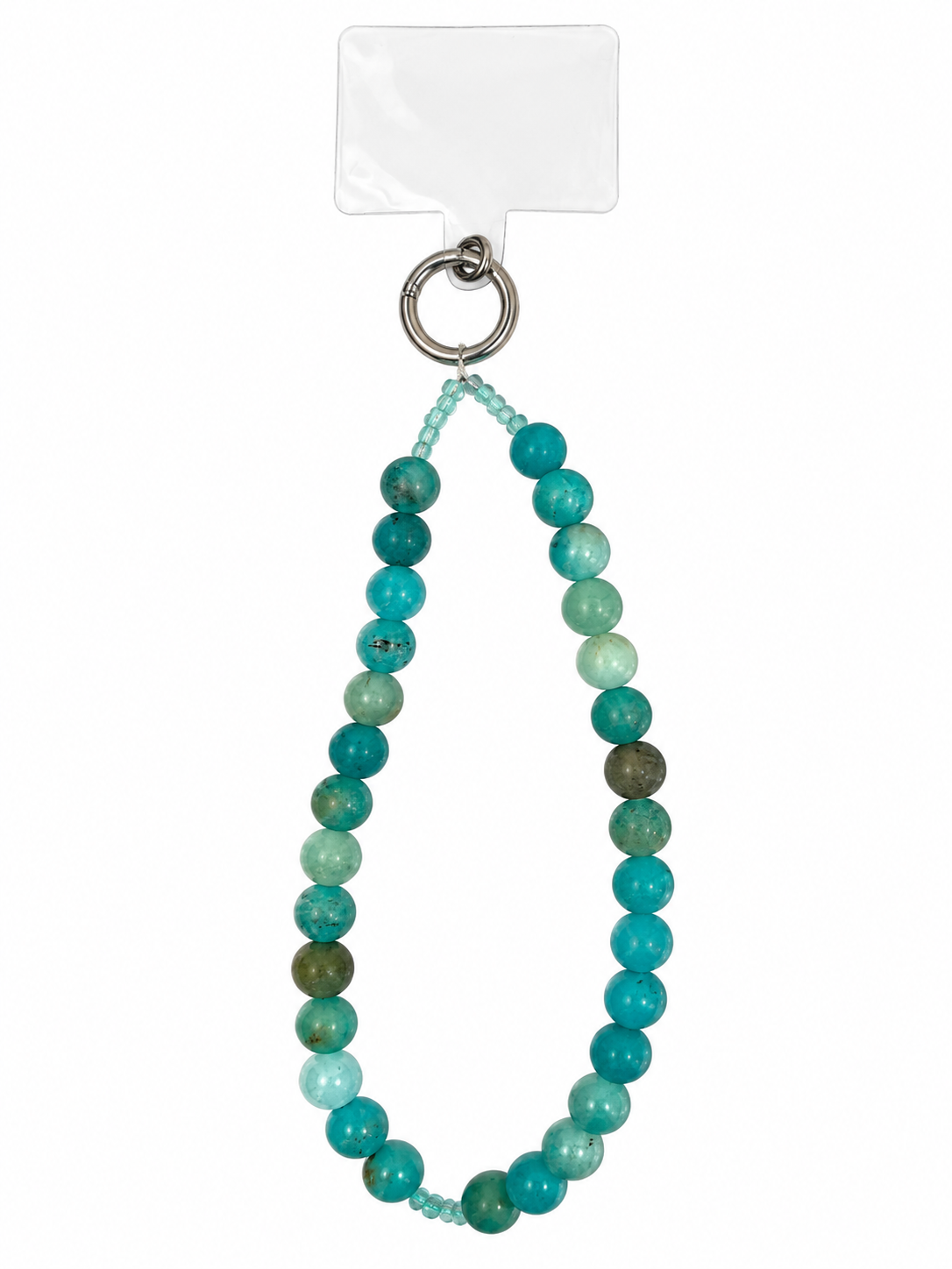 Aqua Teal Beaded