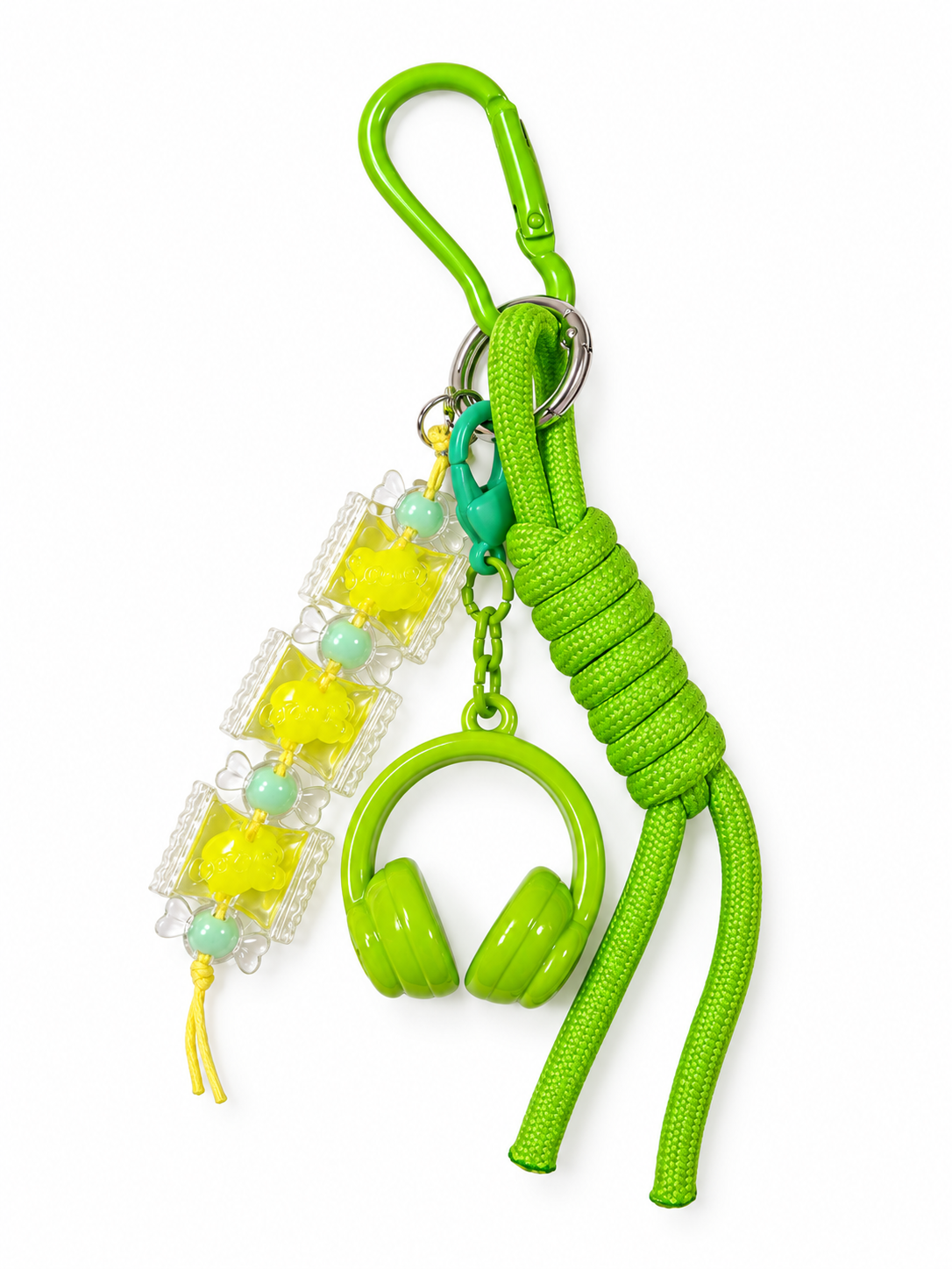 Neon Lime Key Chain