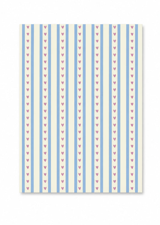 Blue Heart Collection Notebook